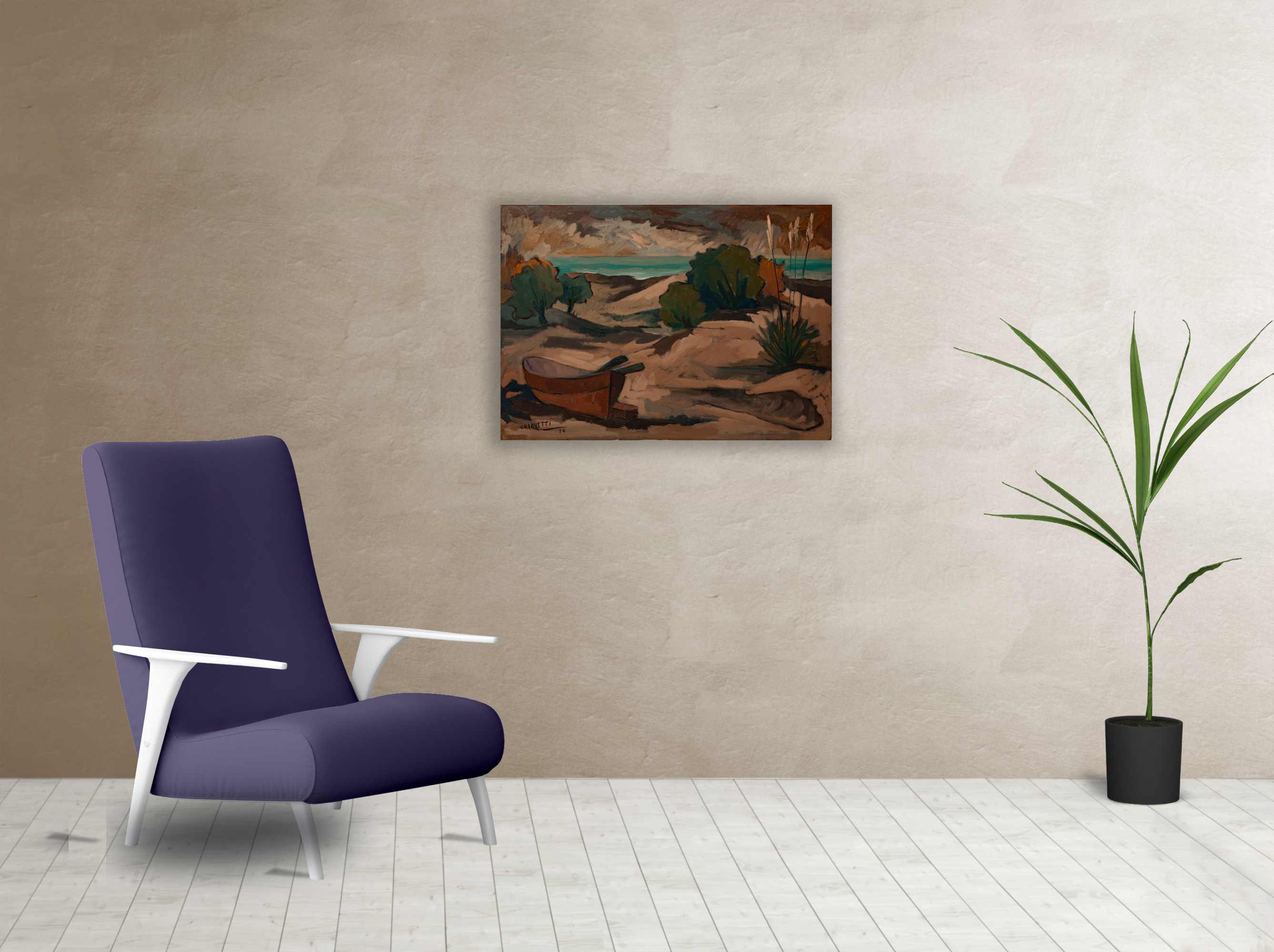 Living cuadro Médanos 2